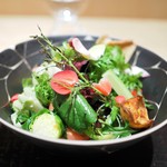 神保町 傳 - 畑の様子