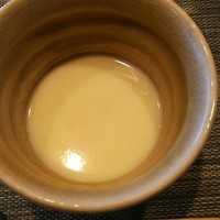 鉄板焼 備彩 - 白ネギのポタージュ