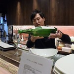 Dining TABI - まずは２８番の酒。埼玉産「琵琶のさざ波　大辛口」