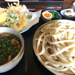 田舎うどん てつ - 地鶏つけめんとかきあげ