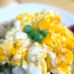 ファイト餃子 - 魅惑のグリンピース♪