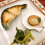 割烹 小菊 - 鰆の焼き物など