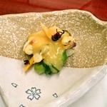 割烹 小菊 - 青柳貝(？)ぬた和え