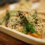 ゆるり家 - 2016.3（鱒と春野菜のパン粉焼き