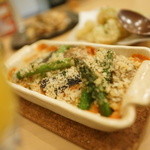 ゆるり家 - 2016.3（鱒と春野菜のパン粉焼き