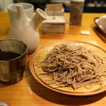 石臼挽き手打 蕎楽亭 - 〆の「十割蕎麦」