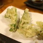 石臼挽き手打 蕎楽亭 - 季節の天婦羅盛合せ「菜の花」