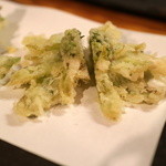 石臼挽き手打 蕎楽亭 - 季節の天婦羅盛合せ「蕗の薹」