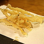 石臼挽き手打 蕎楽亭 - 季節の天婦羅盛合せ「白魚の天婦羅」