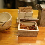 石臼挽き手打 蕎楽亭 - 七味/塩/醤油