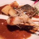 馳走　かく田 - 鰆胡麻醤油