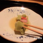 馳走　かく田 - 蓬胡麻豆腐