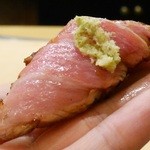 初音鮨 - 大トロ漬け炙り