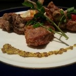 割鮮 吉在門 - 骨付き仔牛のステーキ