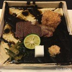 柚木元 - 蝦夷鹿のステーキ