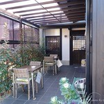 そば&Cafe なかがわ - 2016年1月　入り口付近。