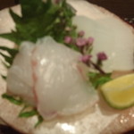 海のしょうげつ - お造り　ヒラメ