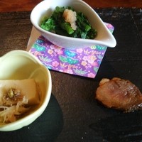 博多メシ 男厨 - お通し３種