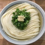 自家製さぬきうどんと肉 甚三 - かけ（冷）