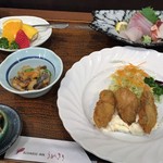 ビジネスインうめさき - 料理写真:夕食セット１（1400円）