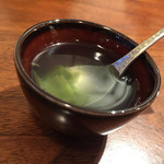 Pokupoku - 食前のメカブ茶〜♪