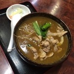 鈴や - ①カレーうどん（温）800円