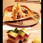 四季食彩　萩 - 天ぷら盛り合わせ❤︎