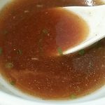 濃厚魚介らぅ麺 純 - 完食後のサービス、スープ割り。最後まで美味しく戴けます。