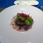 ル・モノポール - イカ・雲丹・アボカドのタルタル