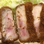 丸一 - 極上ロースカツ断面