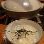 まる屋 - 雑炊。凝縮された味