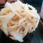 伊予製麺 - 大きな大きな野菜かき揚げ