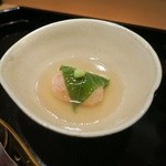 壽山 - 穴子の道明寺蒸し