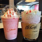 マクドナルド - ホワイトチョコレートストロベリーフローズン＆ラテ(hot)