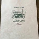 Mori no Naka no Choushoku to Cafe no Mise Cabot Cove - メニュー表紙