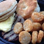 BURGER KING - 朝食プレートはラナイでゆっくり