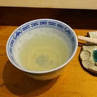 鮨 なかがわ - アサリの出汁スープ