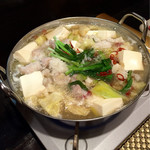 炭火焼鳥あずま - 絶品！もつ鍋3人前