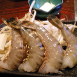 Okonomiyaki Ichiban - 鉄板焼き「海老バター焼き」　モヤシ付きです
