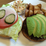 ベーカーバウンス - ダイナーバーガー アボカドトッピング 2016.3撮影