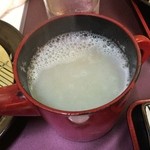 雁喰 - 蕎麦湯♪