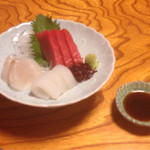 いし津 - お刺身三種盛り