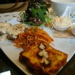 フレンチ洋食ささぶね - 「カフェランチセット」セットアップ
