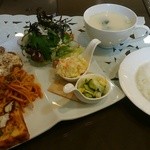 フレンチ洋食ささぶね - 「カフェランチセット」のお食事セット