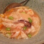 ふじかけ - 海老と湯葉のあんかけ