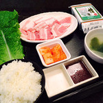 東京カルメギ - ランチ～　サムギョプサル定食～