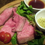 Nagomiya - 肉の日・レアローストビーフタタキ風