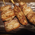Nagomiya - 肉の日・人気串3本盛り