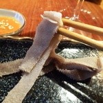 肉家 串八 - ななんと、こんなに平たい！