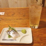 北の庄や - 〆サバ/梅酒